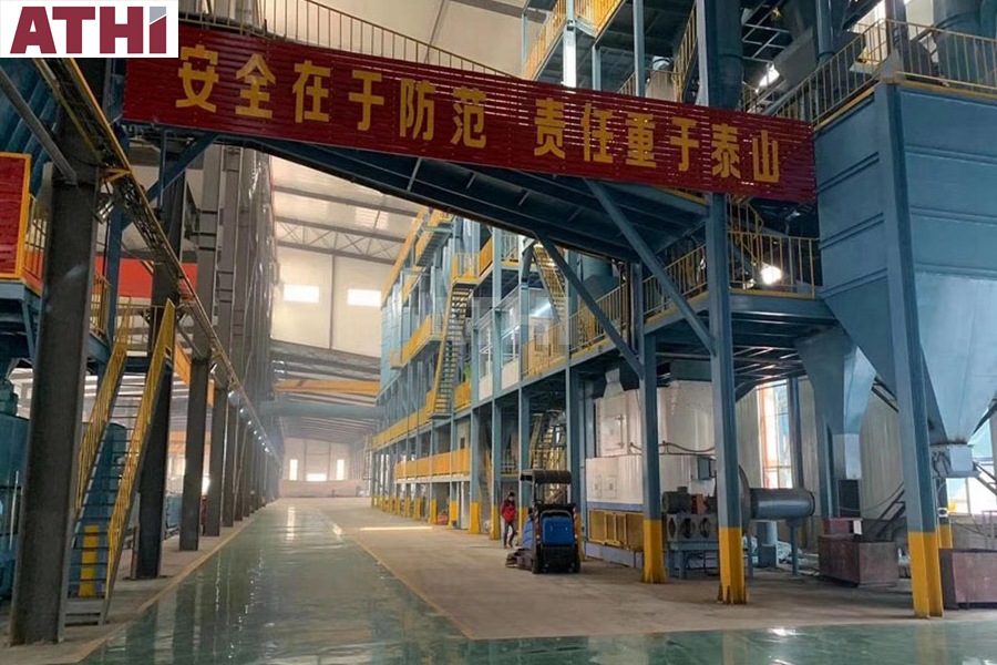 青岛完美网页版重工粘土砂处理生产线